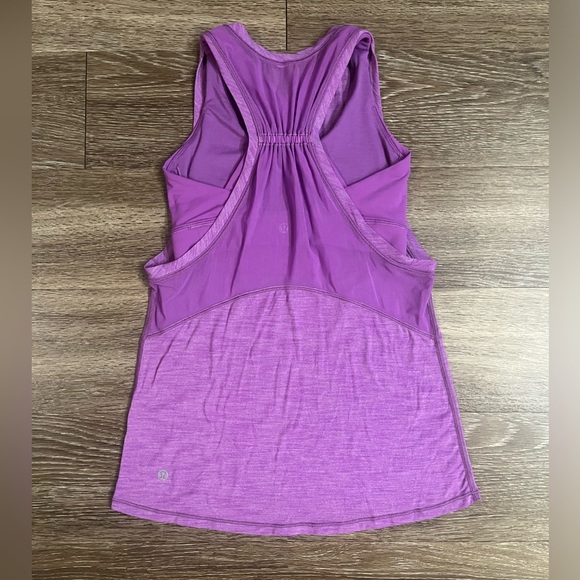 Lululemon Work The Circuit Tank in Heathered Moonlit Magenta / Moonlit Magenta 4 - Picture 7 of 8